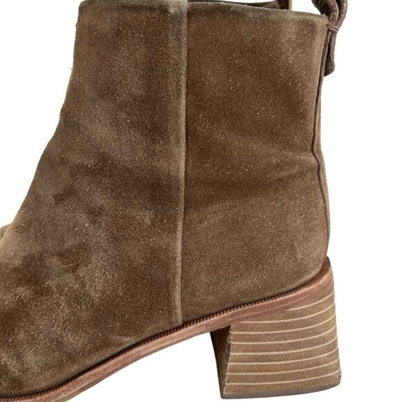 Tory Burch Casual Zip Up Booties in River Rock - Picture 5 of 16